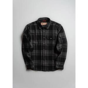 NEW IRON & RESIN men's slab shirt in black